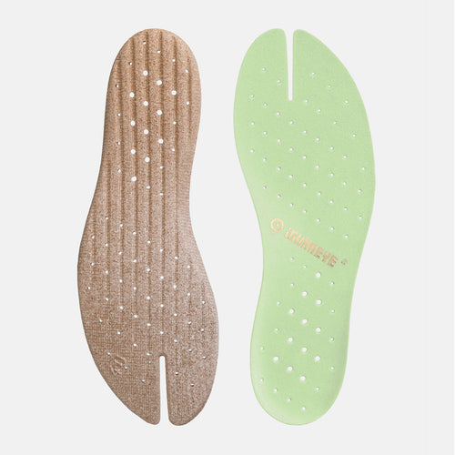 Freshoes Suede leather insoles Pale Green
