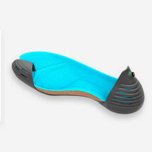 Load image into Gallery viewer, Jungle Lux Black with the Turquoise Blue soles
