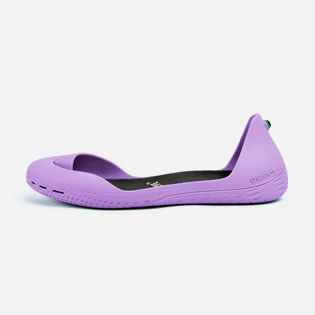 Freshoes Lilas with the Waterproof insoles Black side view
