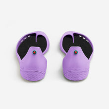 Charger l&#39;image dans la galerie, Freshoes Lilas with the Waterproof insoles Black rear view
