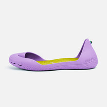 Lade das Bild in den Galerie-Viewer, Freshoes Lilas with the Suede leather insoles Yellow Green side view
