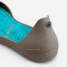 Load image into Gallery viewer, Freshoes Mastic with the Suede leather insoles Turquoise Blue close up view
