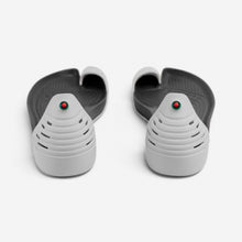 Load image into Gallery viewer, Jungle Light Grey with Black soles rear view
